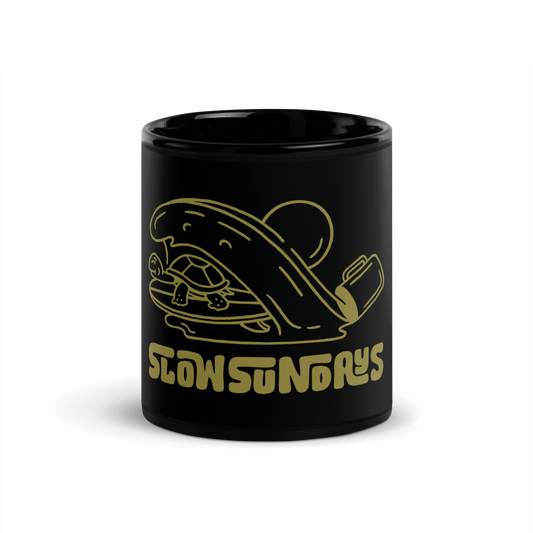 Slow Sundays Black 11 oz. Mug